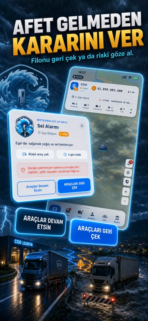 Afet gelmeden kararını ver
